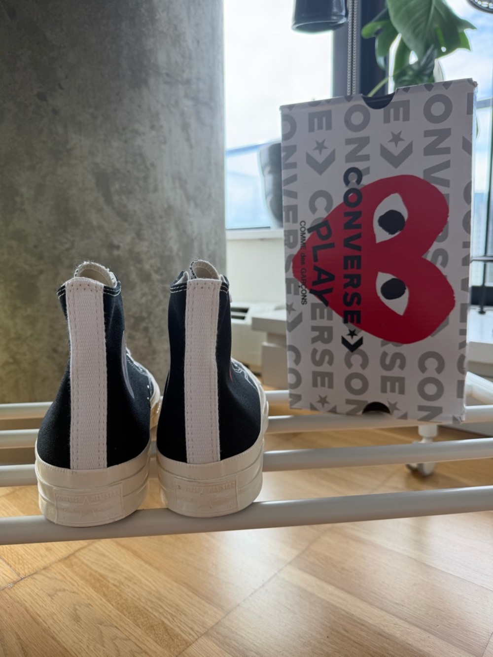 Comme des Garcons Play X Converse High-Top Sneakers (unisex) - Picture 2 of 8